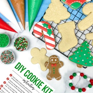 DIY Christmas Cookie Kit - Decorate Your Own Cookies | One Dozen