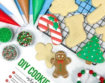 DIY Christmas Cookie Kit - Decorate Your Own Cookies | One Dozen