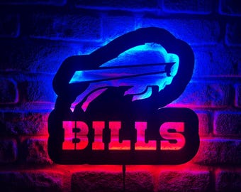 Football Led light Buffalo Bills Football LED Neon Sign lamp, nightlight, Wall Light Wall Decor