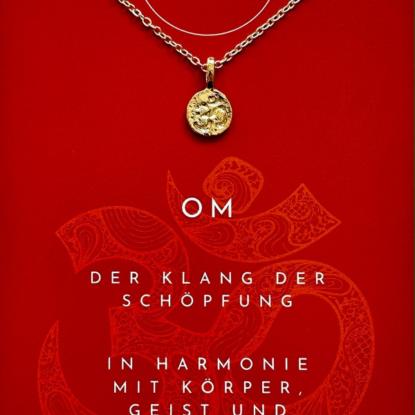 Om Halskette Buddhismus Mantra Kette Modeschmuck Yoga Mantra