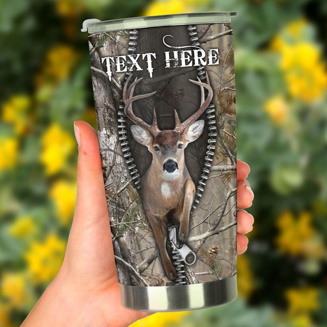 Personalized Deer Hunting Tumbler Hunters Tumbler Etsy