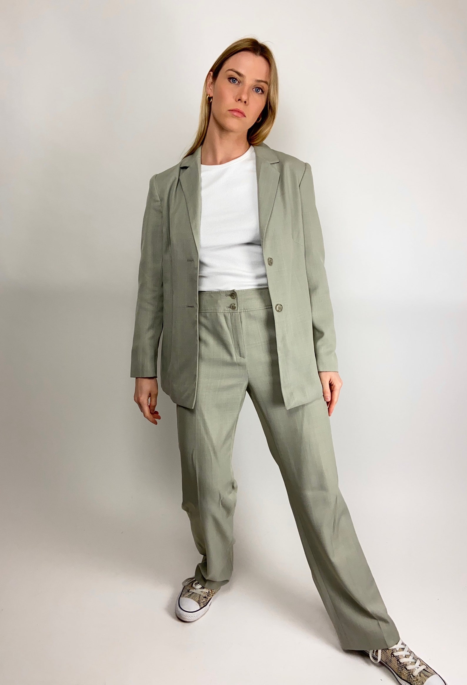 slouchy trouser suit