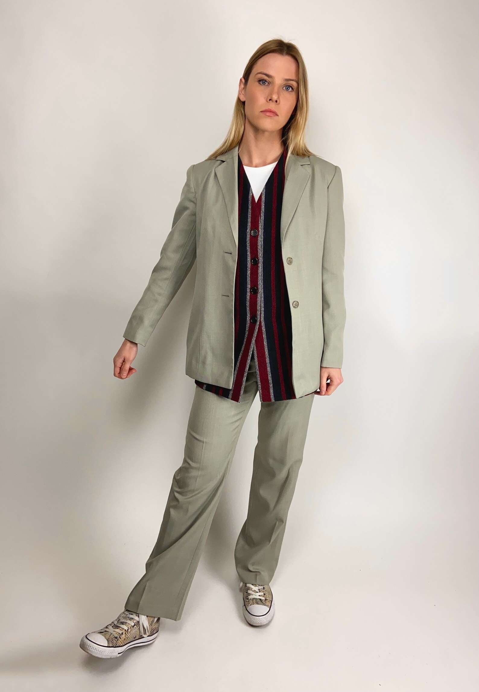 slouchy trouser suit