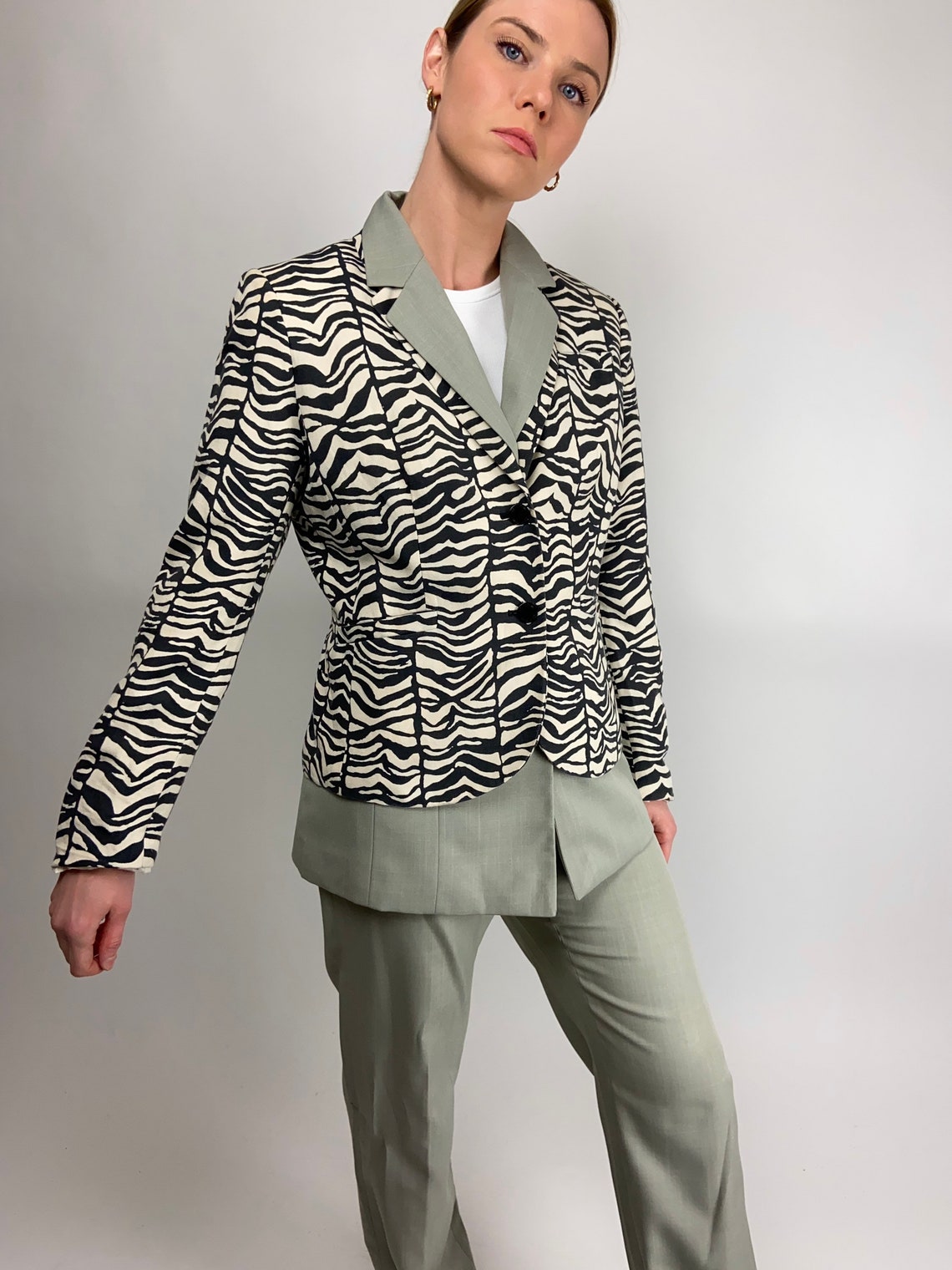 slouchy trouser suit