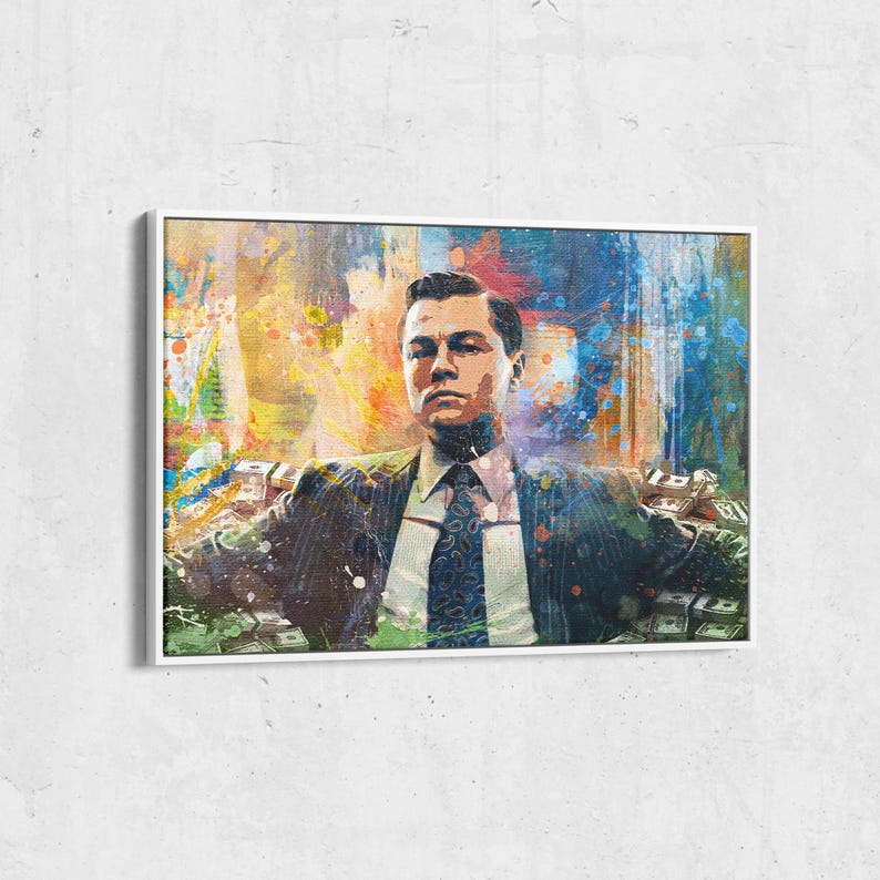 The Wolf of Wall Street Wall Art, Motivational Wall Art, Motivational Canvas, Inspirational Wall Art, Motivation Wall Art, Motivational Canvas Print, Office Wall Art, Motivational Artwork, Motivational Quotes Wall Art, Gym Wall Art, Canvas Wall Decor, Positive Affirmation Art, Wall Hangings for Office