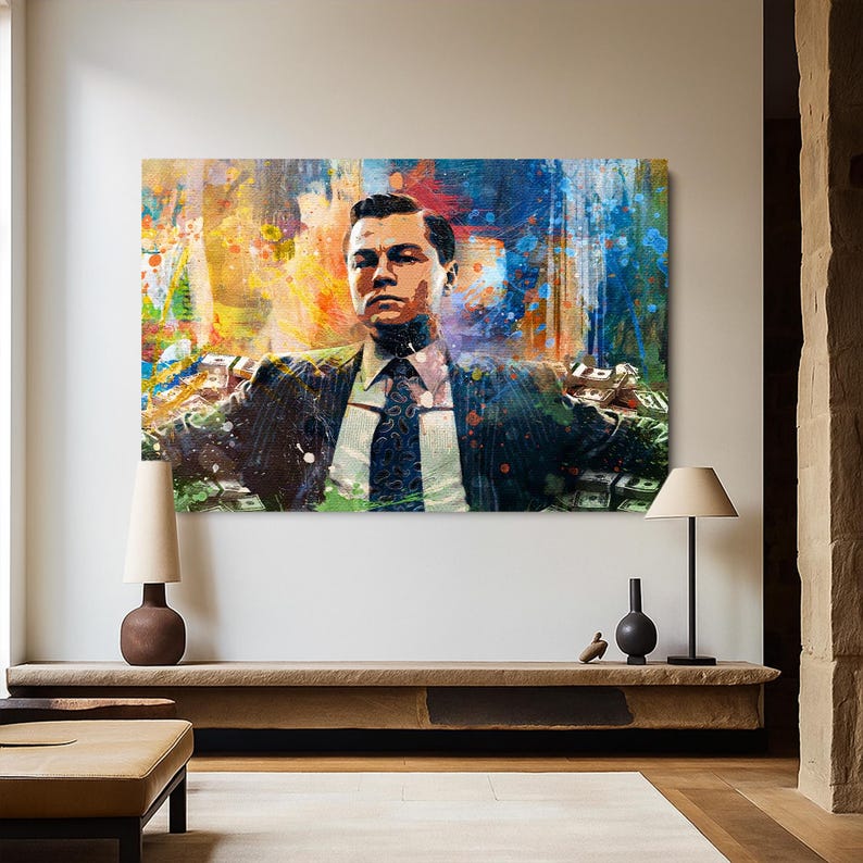 The Wolf of Wall Street Wall Art, Motivational Wall Art, Motivational Canvas, Inspirational Wall Art, Motivation Wall Art, Motivational Canvas Print, Office Wall Art, Motivational Artwork, Motivational Quotes Wall Art, Gym Wall Art, Canvas Wall Decor, Positive Affirmation Art, Wall Hangings for Office