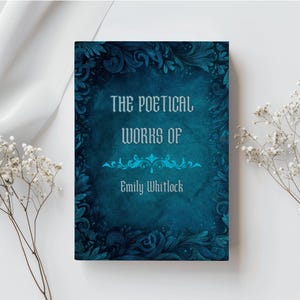 Personalized Poetry Journal Custom Name Writing Notebook Poem Book Gift For Poet Literary Lover Floral Style Author Journal Keepsake