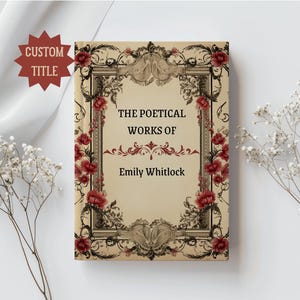 Journal de poésie personnalisé, livre de poésie personnalisé, cadeau d'écrivain pour amateur de poésie, nom personnalisé, carnet de notes médiéval, journal de poèmes, cadeau littéraire pour elle