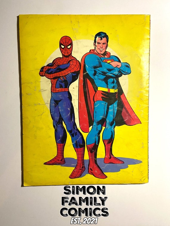 Dc & Marvel Present Superman Vs. the Amazing Spider-man - Etsy