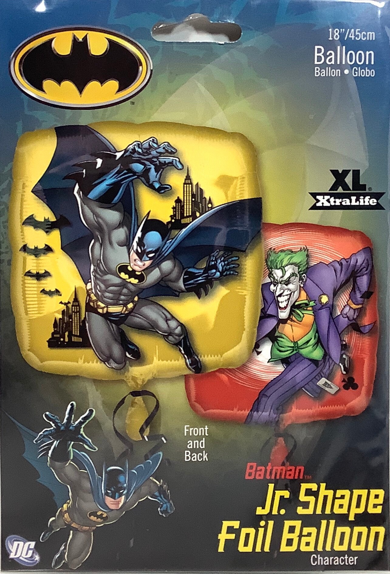 18 Batman and Joker Party Foil Balloon