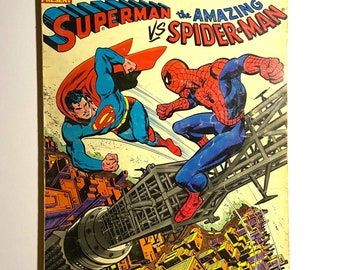 Dc & Marvel Present Superman Vs. the Amazing Spider-man - Etsy Australia