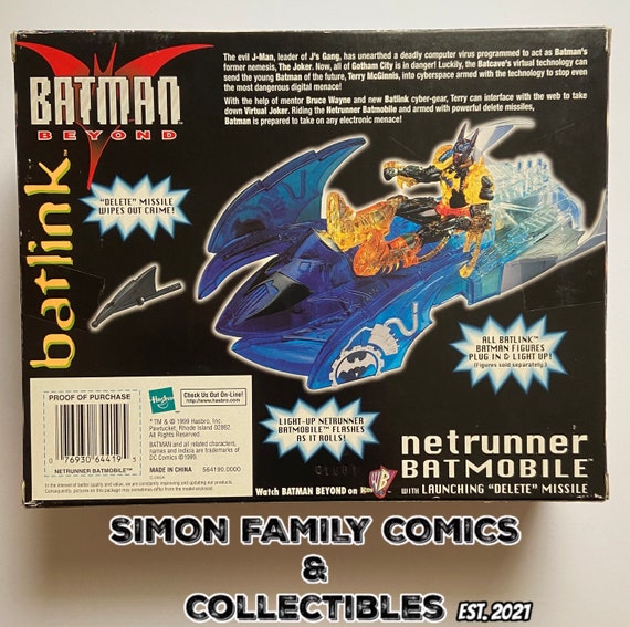 Batman Beyond Batlink Netrunner Batmobile Hasbro 1999 - Etsy