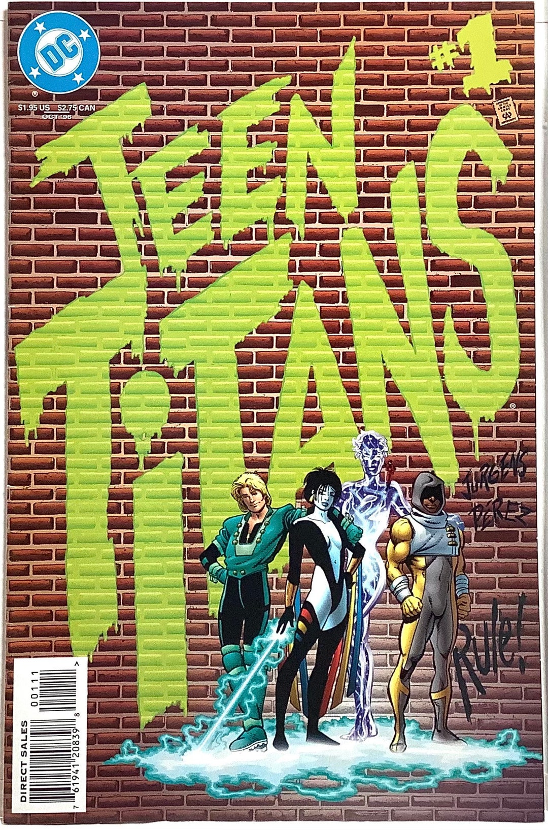 Teen Titans 1 1996 Etsy