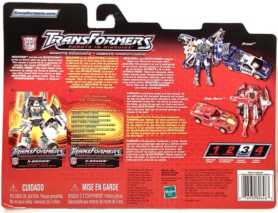 Transformers トランスフォーマー　X-BRAWN USA TRANSFORMERS ROBOTS IN DISGUISE X-BRAWN Silver ( New ) | eBay