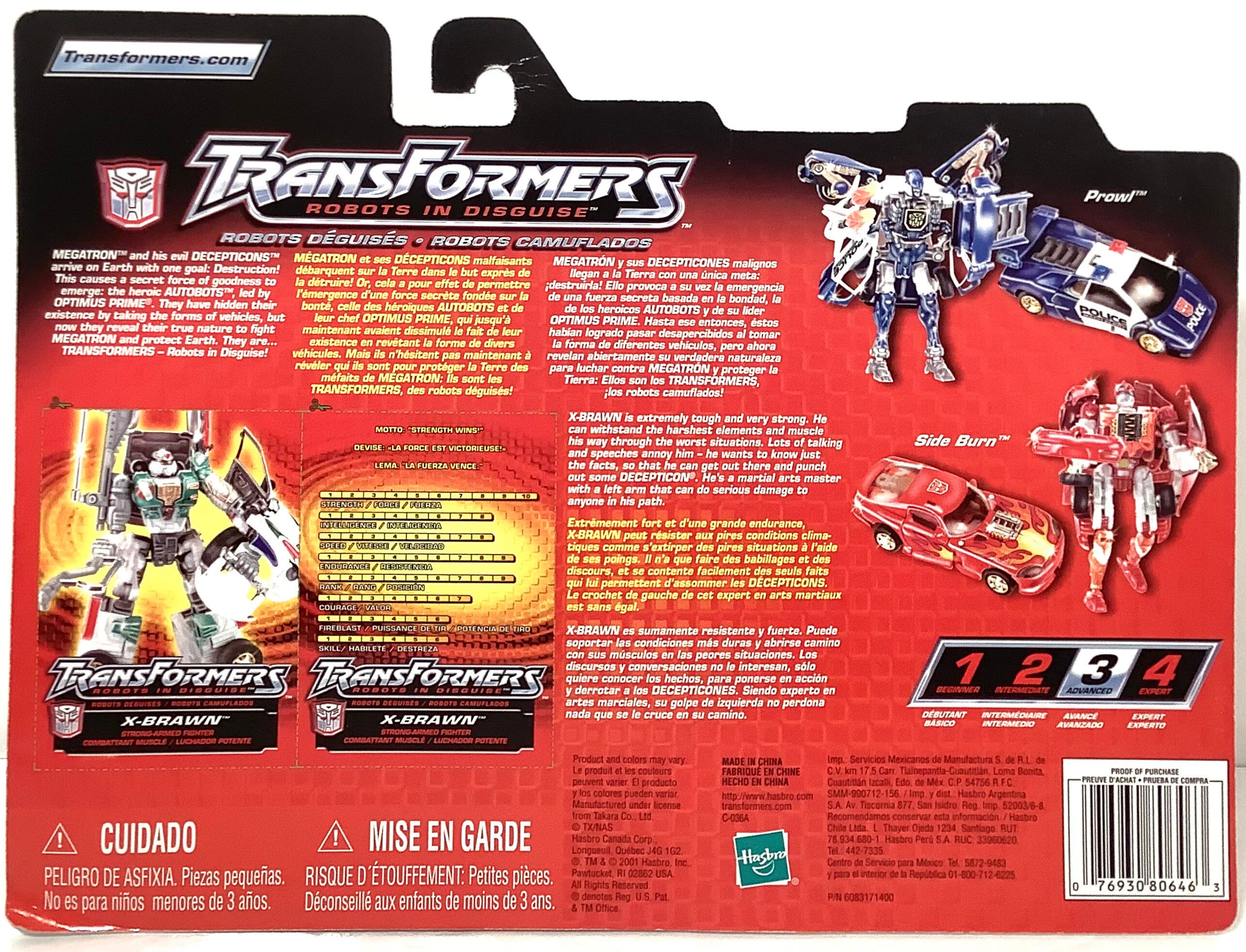 Transformers トランスフォーマー　X-BRAWN USA Hasbro Transformers Robots In Disguise Combiners X Brawn
