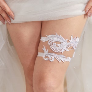 Liga de encaje, Liga de boda Encaje francés, Liga única para novia, Liga sencilla, Liga de novia, Liga nupcial, Liga de recuerdo G13