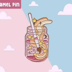 Magic Paintbrush Enamel Pin, Kawaii Lapel pin, Potion pin, Artist enamel pin, Creative pin, Birthday Gift, Gift for her, Christmas gift