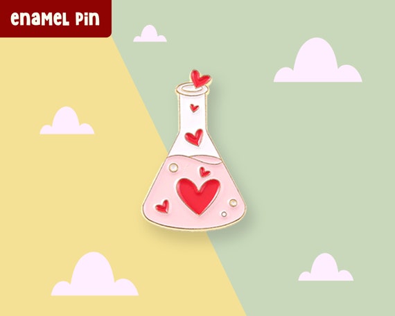 Love potion enamel pin