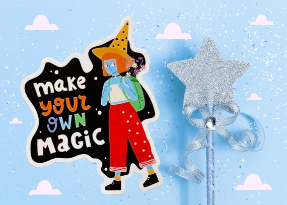 Make your own magic glossy sticker