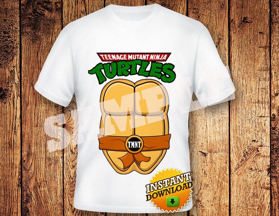 INSTANT DOWNLOAD Ninja Turtles Birthday boy Iron On Transfer | Etsy