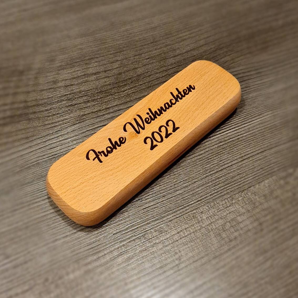 FORYOU24 Personalisierter Kugelschreiber Aus Holz Mit Gravur – In Holzbox, Geschenkidee Mit Initialen