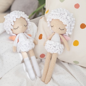 Angel crochet pattern amigurumi little angel doll pattern angel doll baby plush gift angel soft toy pdf