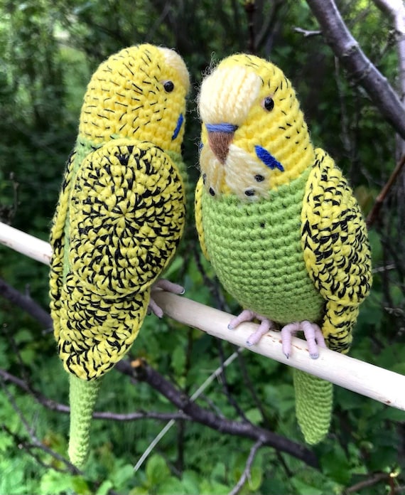 セキセイインコあみぐるみ