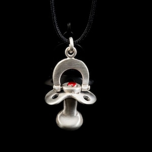Silver925 Pendant Necklace Pacifier, gift for baby