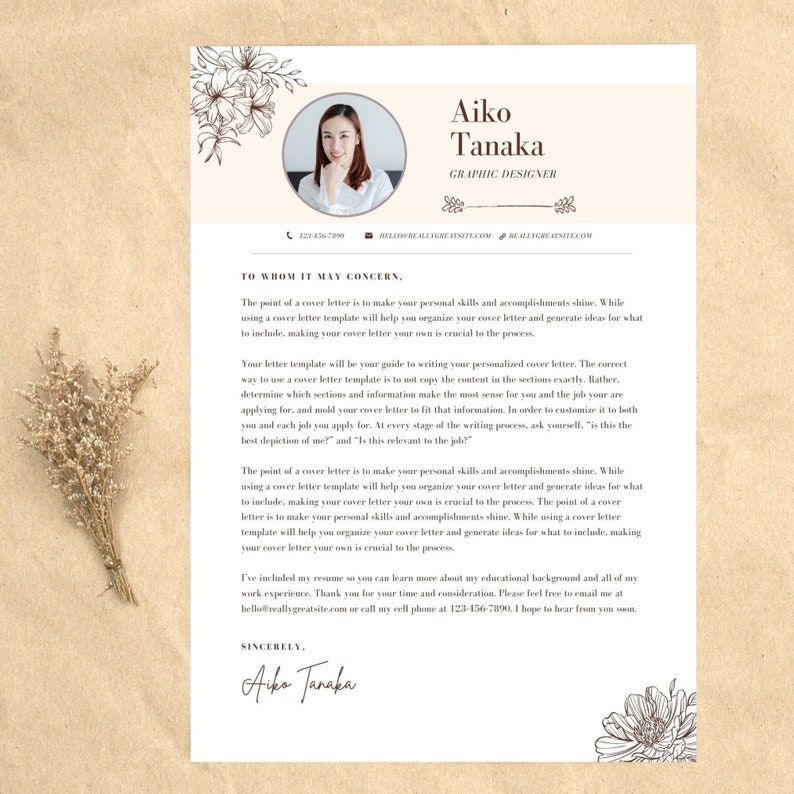 cover letter canva