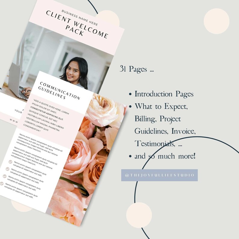 Client Packet Template Virtual Assistant Etsy