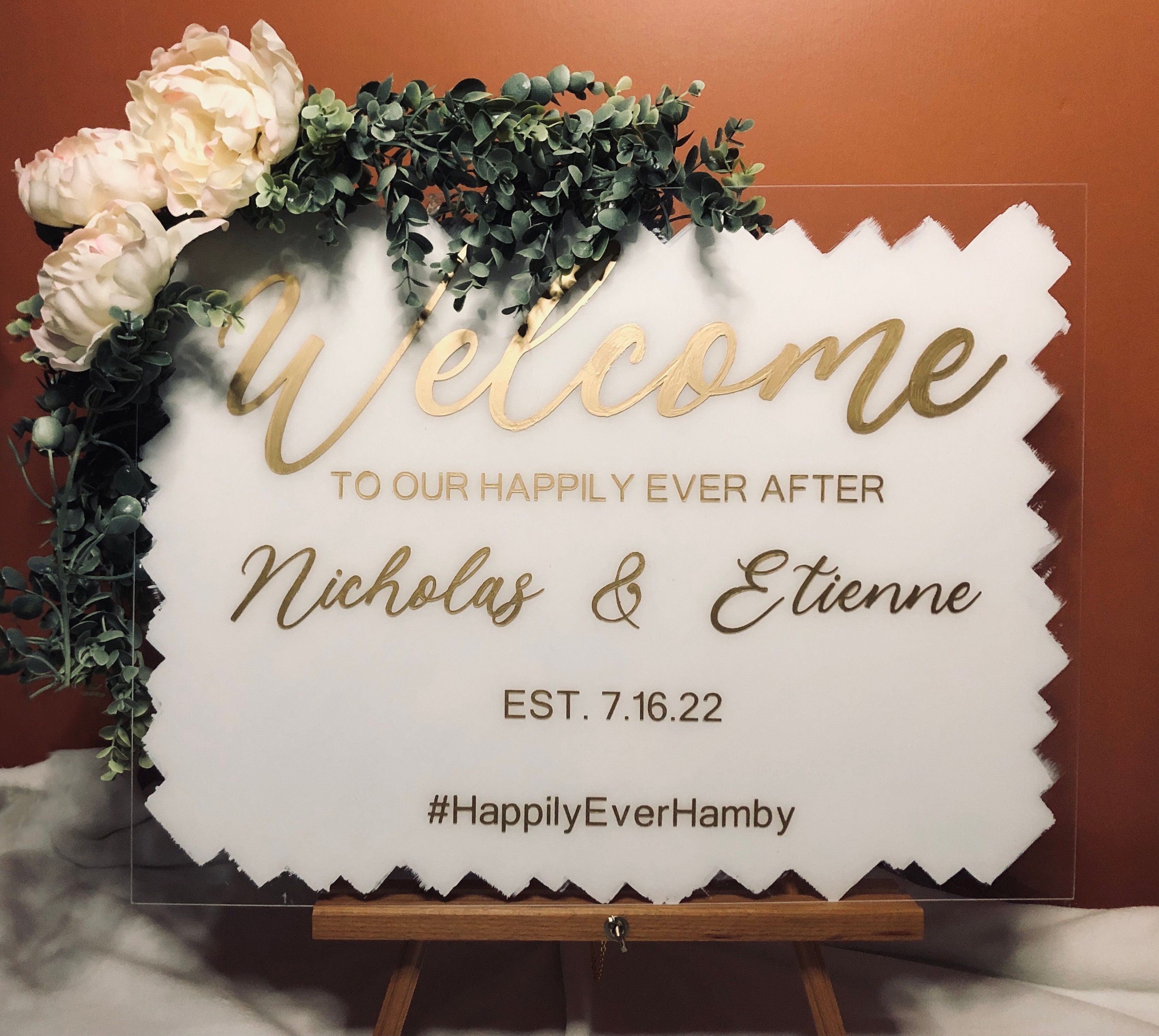 Acrylic Event Sign Etsy