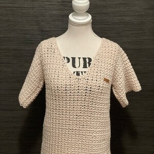 Crochet pattern V-neck sweater (Dutch)