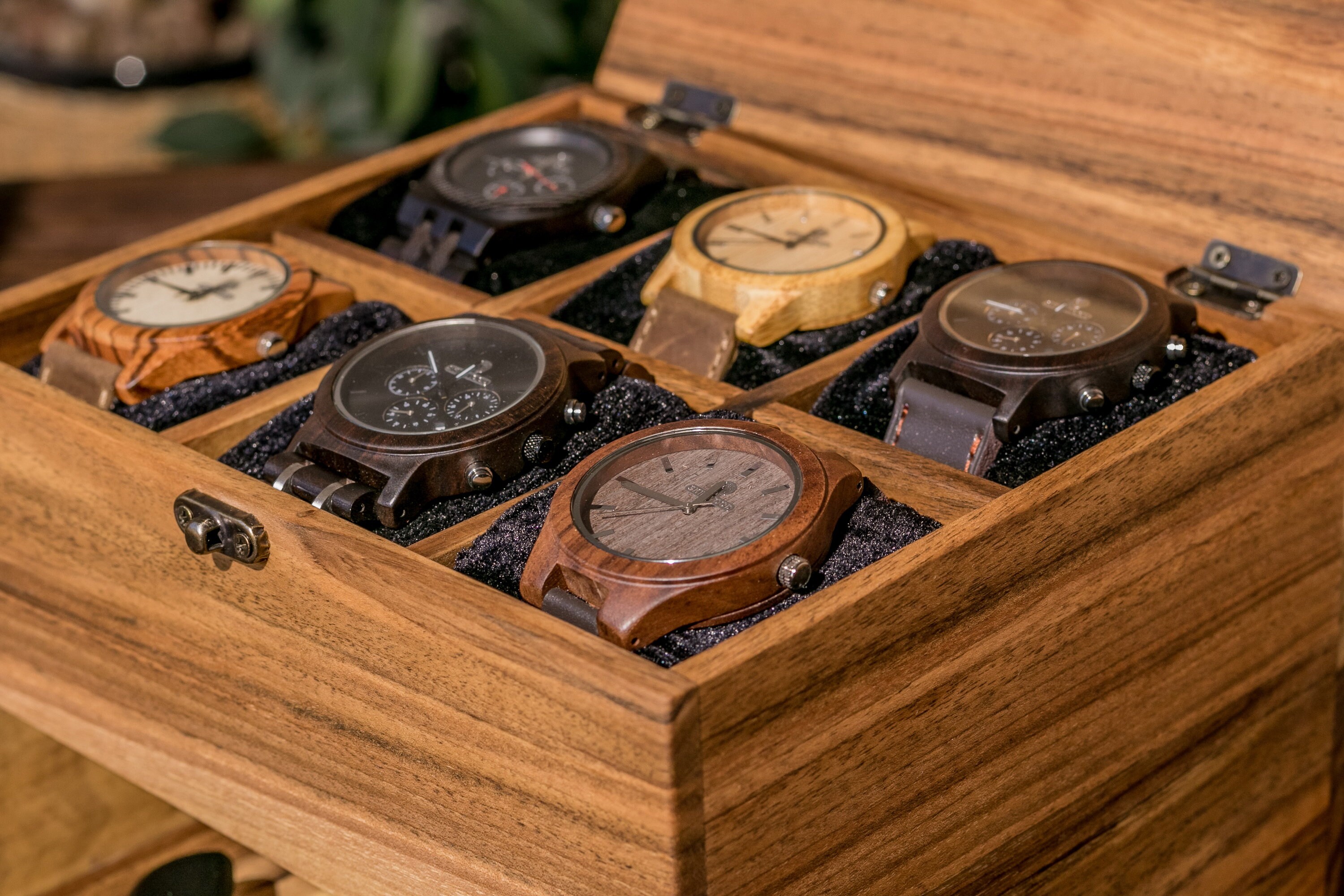 Personalized Wood Watch Box With Drawer Unique Gift For Etsy
