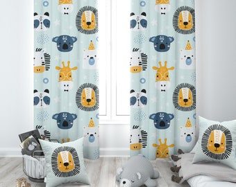 Safari Curtains Etsy