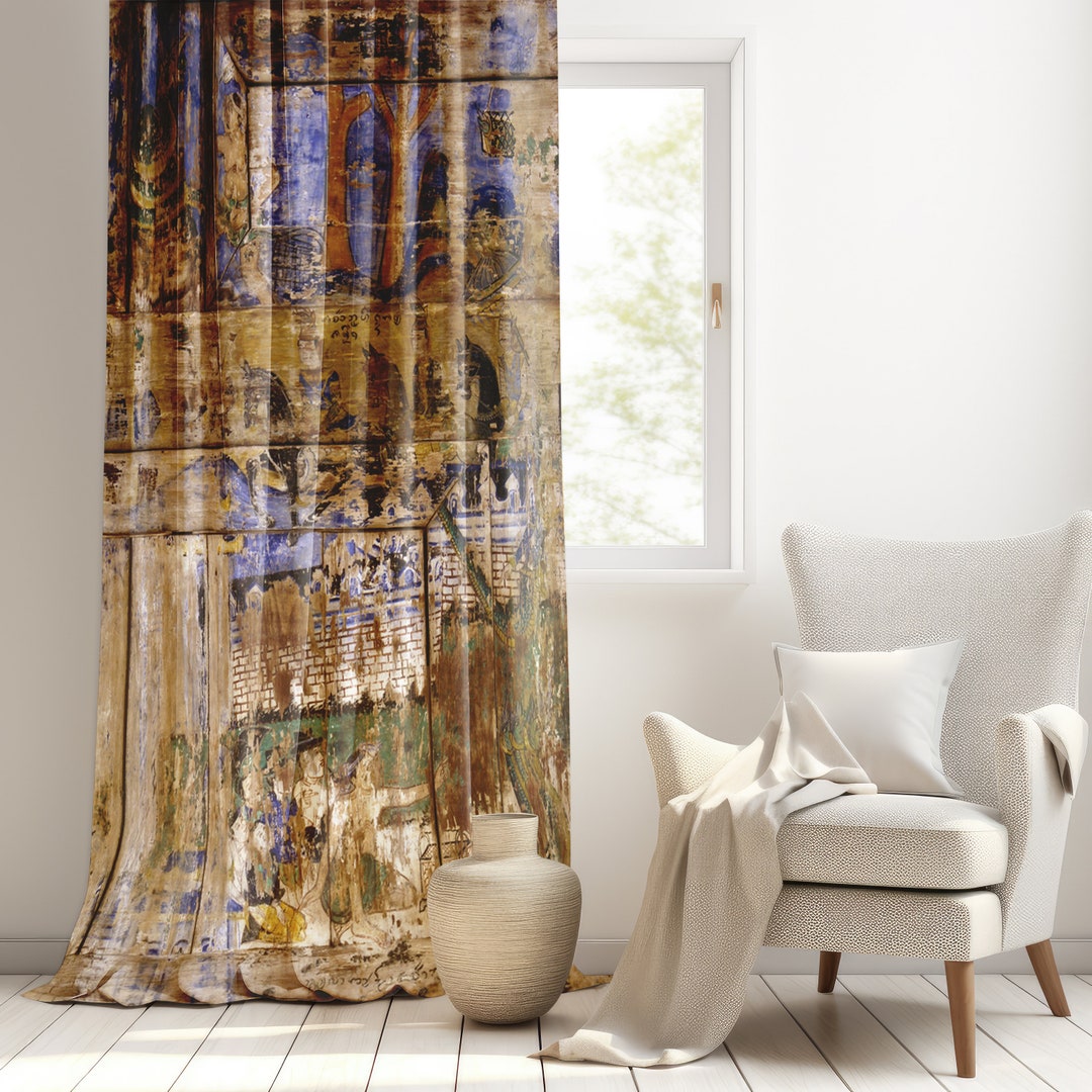 Egyptian Curtains, Modern Curtains for Living Room, Craft Curtains