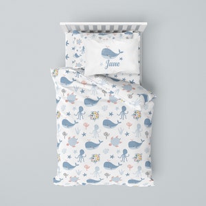 Ocean Sheets, Dolphin Sheets, Custom Bedding, Baby Bedding, Baby Sheets, Custom Crib Bedding, Kids Bedding, Animal Print Bedding, Nursery
