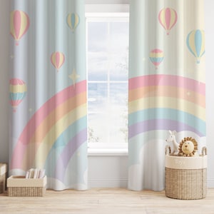Rainbow Beauty, Nursery Curtains