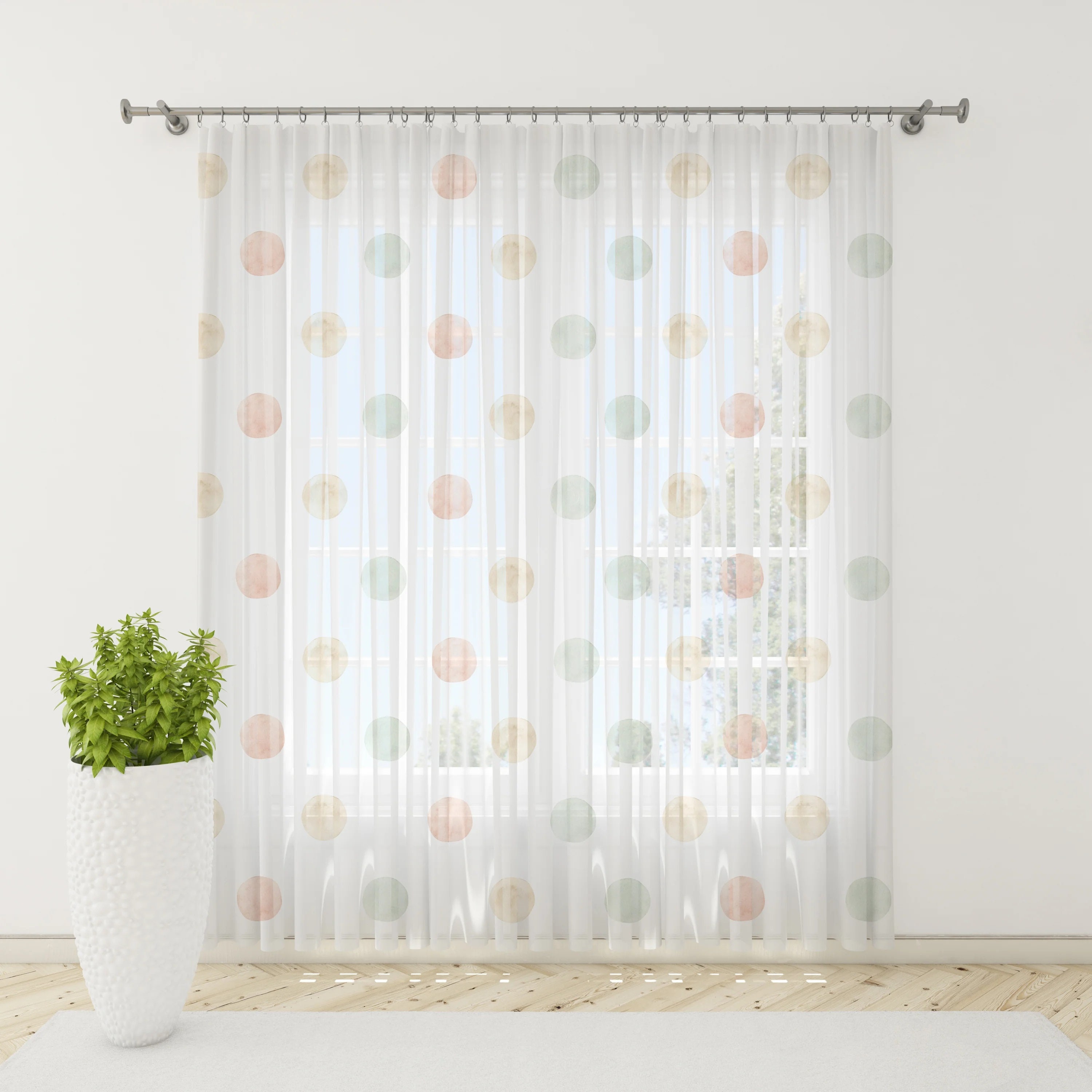 Boho Curtains, Sheer Curtains, Linen Curtains, Nursery Sheer Curtains, Bedroom Curtains, Curtains for Living Room, Baby Room Decor, Bedroom