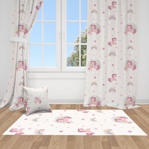 Princess Unicorn, Nursery Curtains