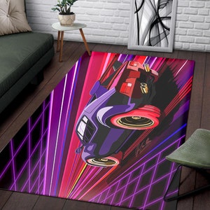 Sport Auto Bereich Teppich Garage Zeichen Büro oder | Etsy