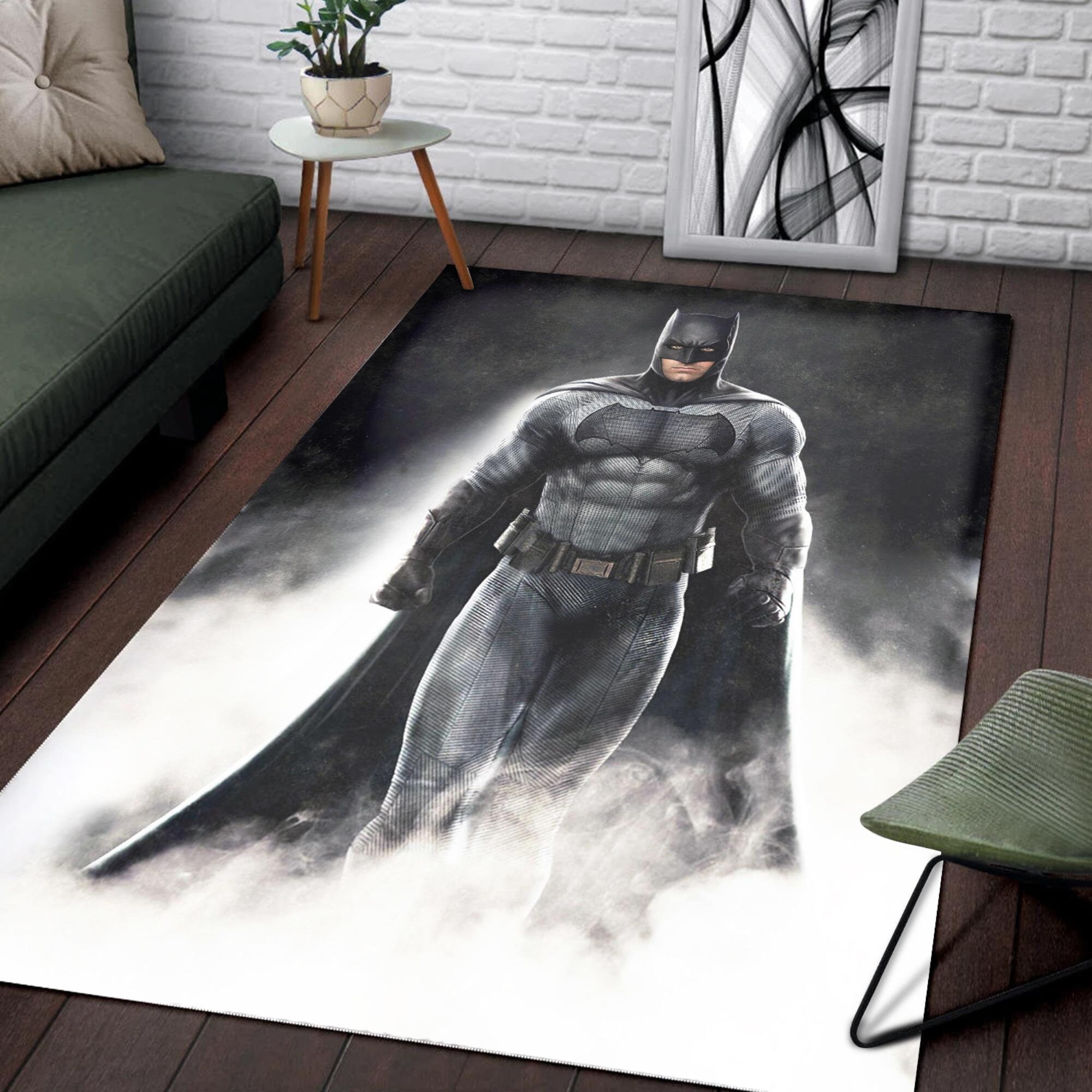 Batman Rug The Dark Knight Carpet Living Room Rugs Batman Etsy