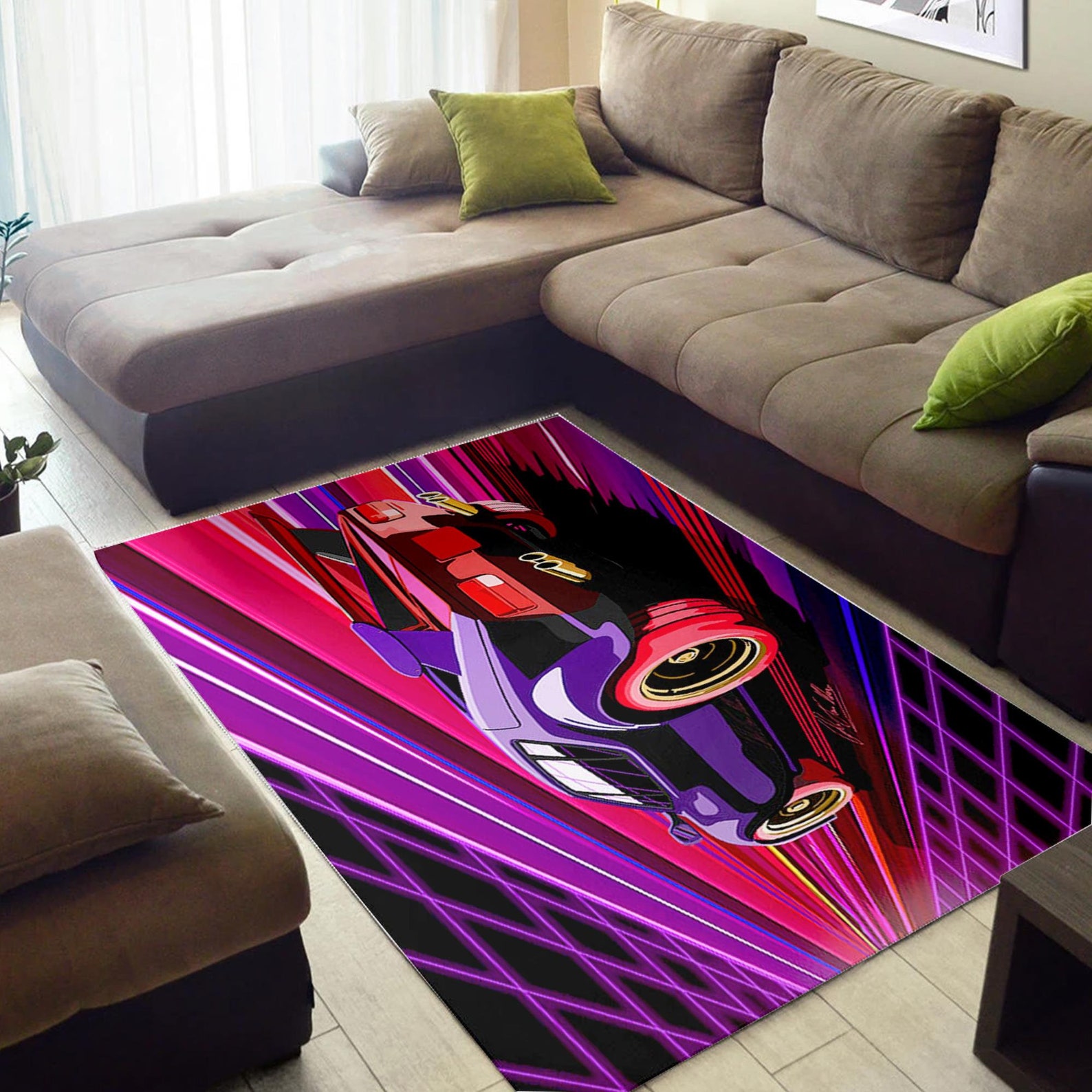 Sport Auto Bereich Teppich Garage Zeichen Büro oder | Etsy