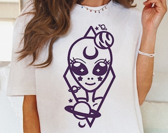 Space Alien SVG | PNG | JPG |