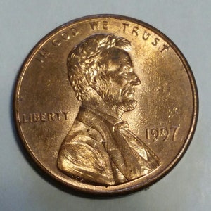 1997 no mint rare US Penny