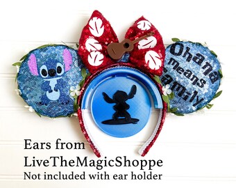 Lilo and Stitch Disney Inspired 3D Printed Mickey Minnie Mouse Ear Display Holder