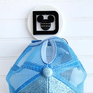 Disney World Inspired 3D Printed Wall Hat Display Holder