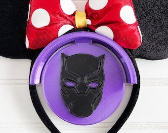 Avengers Black Panther Inspired | Disney Wall Hook | Mickey and Minnie Ear Holder