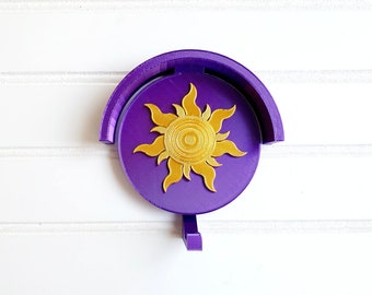 Tangled Rapunzel | Combination Ear Holder | Wall Hook | Double Wall Hook