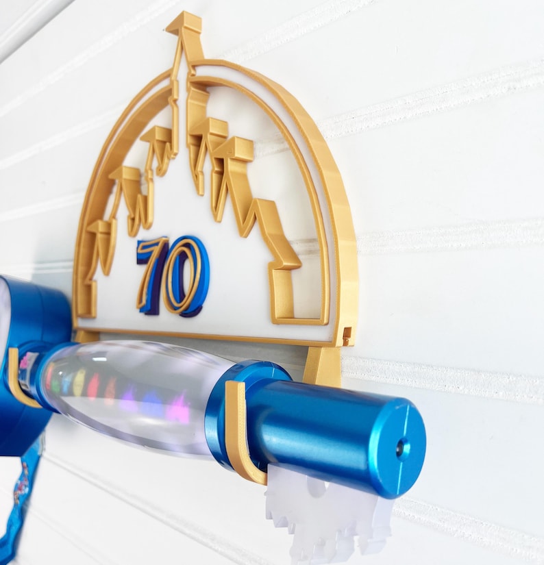 Disneyland Key Holder | 70th Celebration Display | Wall Decor - Etsy
