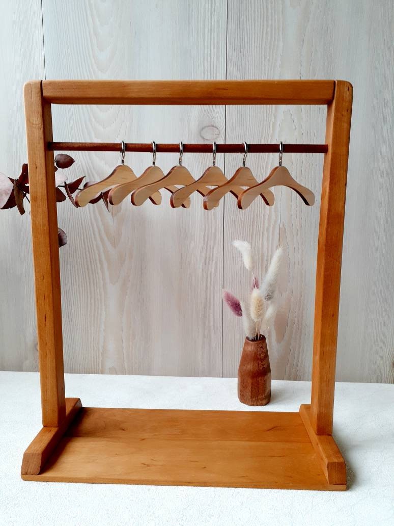 Doll Clothes Rack for 1214 Inch Doll / Handmade Miniature Etsy